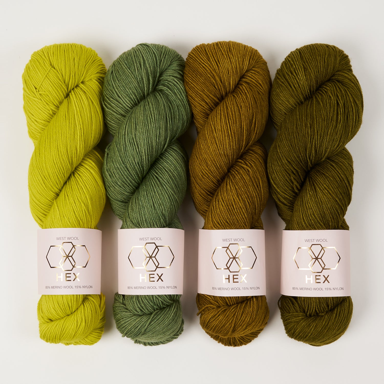 West Wool PIERRE LIGHT - MURKY CAMP Merino wool Nylon Fingering Westknits Kits