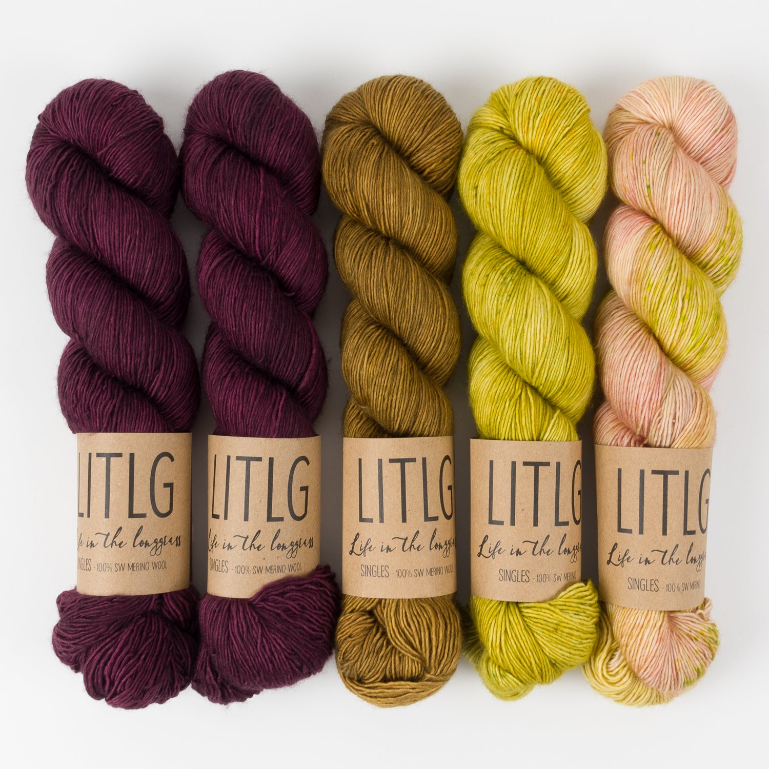 Life in The Long Grass MYTHICAL KILN Merino wool Fingering Quick Kits