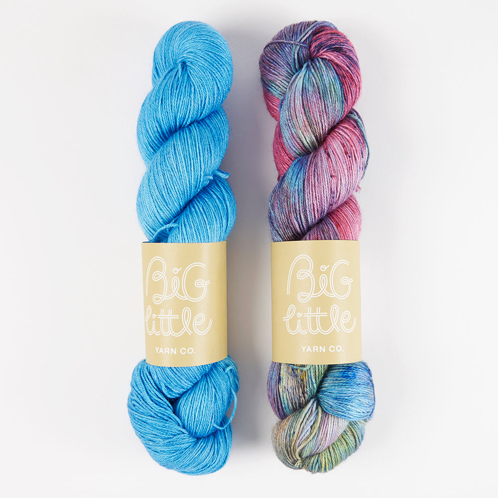Alpaca Silk Fingering 2 Colour Kits