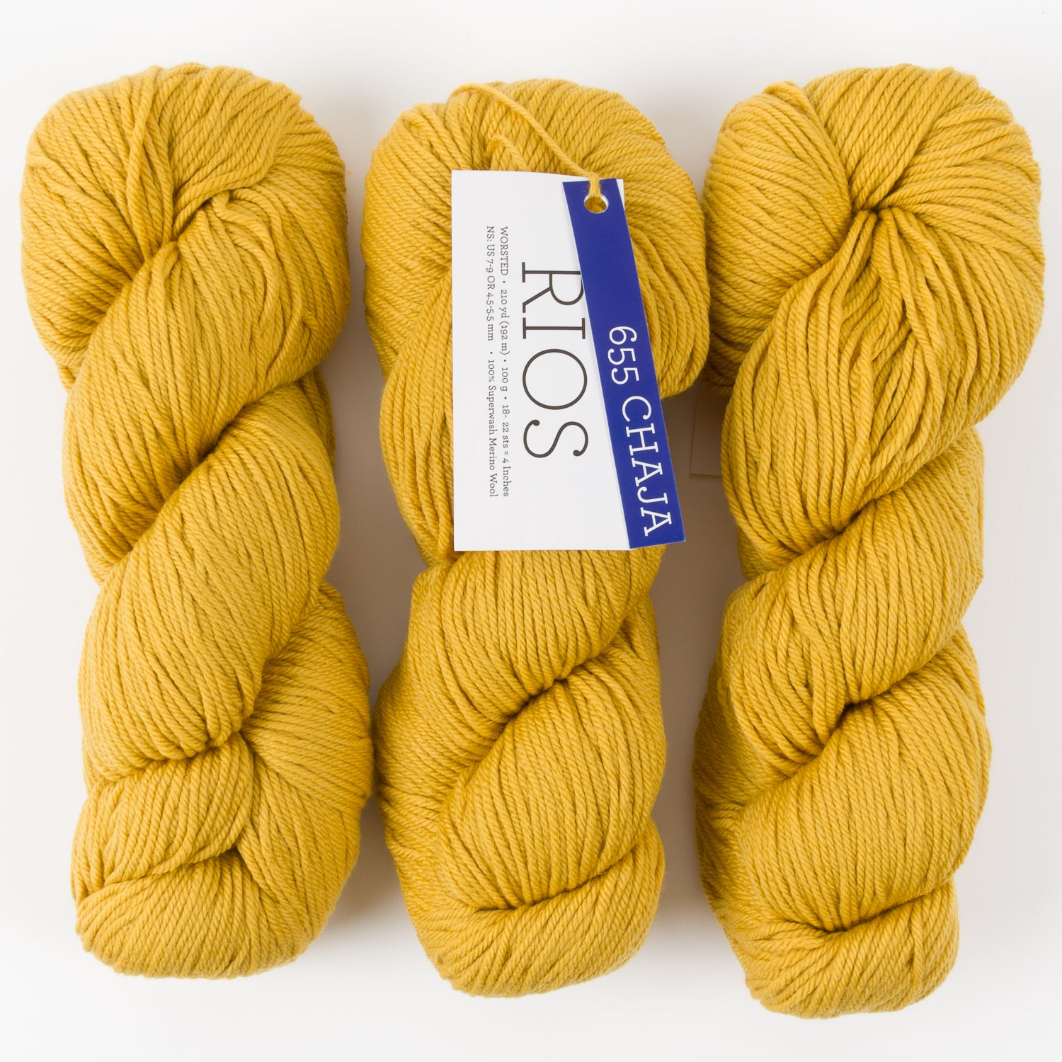 Malabrigo RIOS - CHAJÁ Merino wool Worsted yellow Yarn