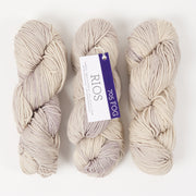 Malabrigo RIOS - FOG Merino wool Worsted grey beige Yarn