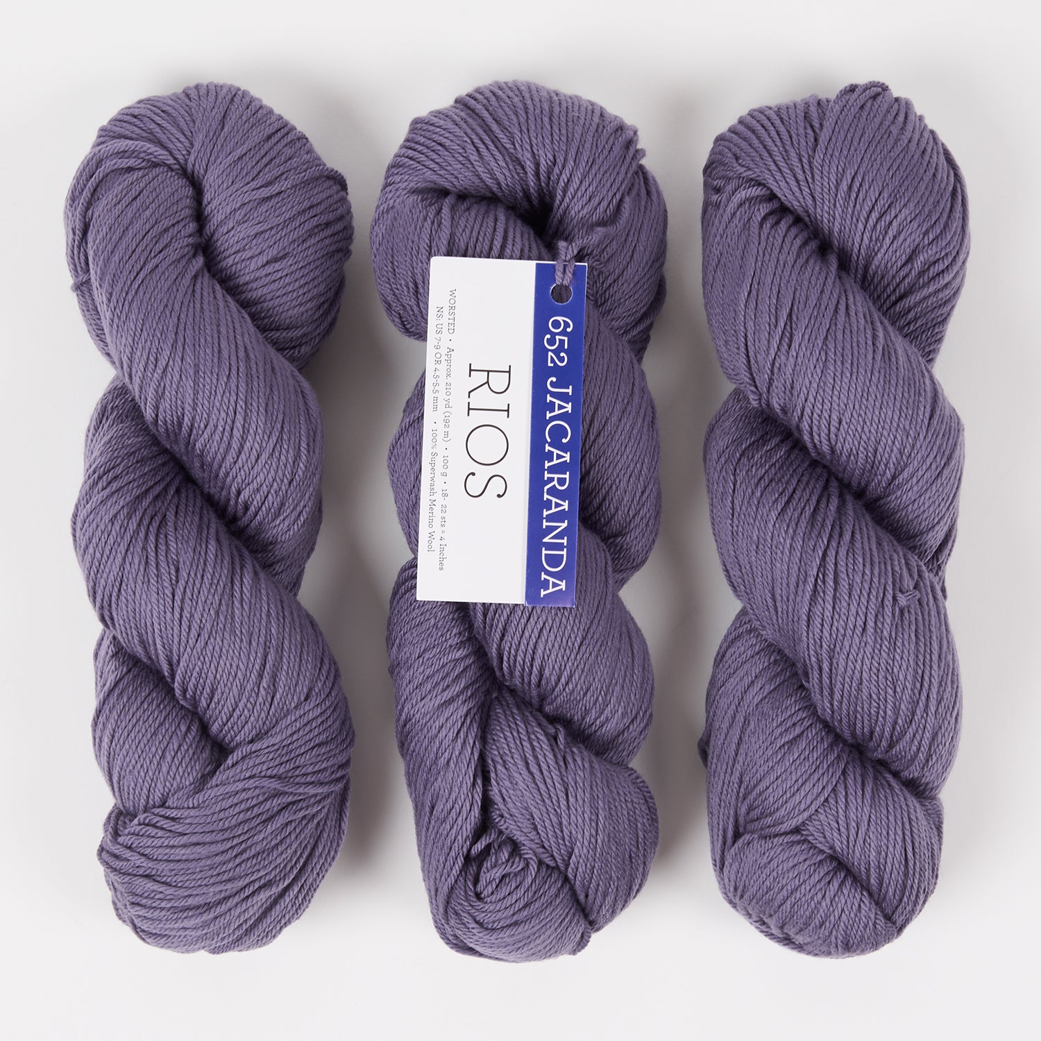 Malabrigo RIOS - JACARANDÁ Merino wool Worsted purple Yarn