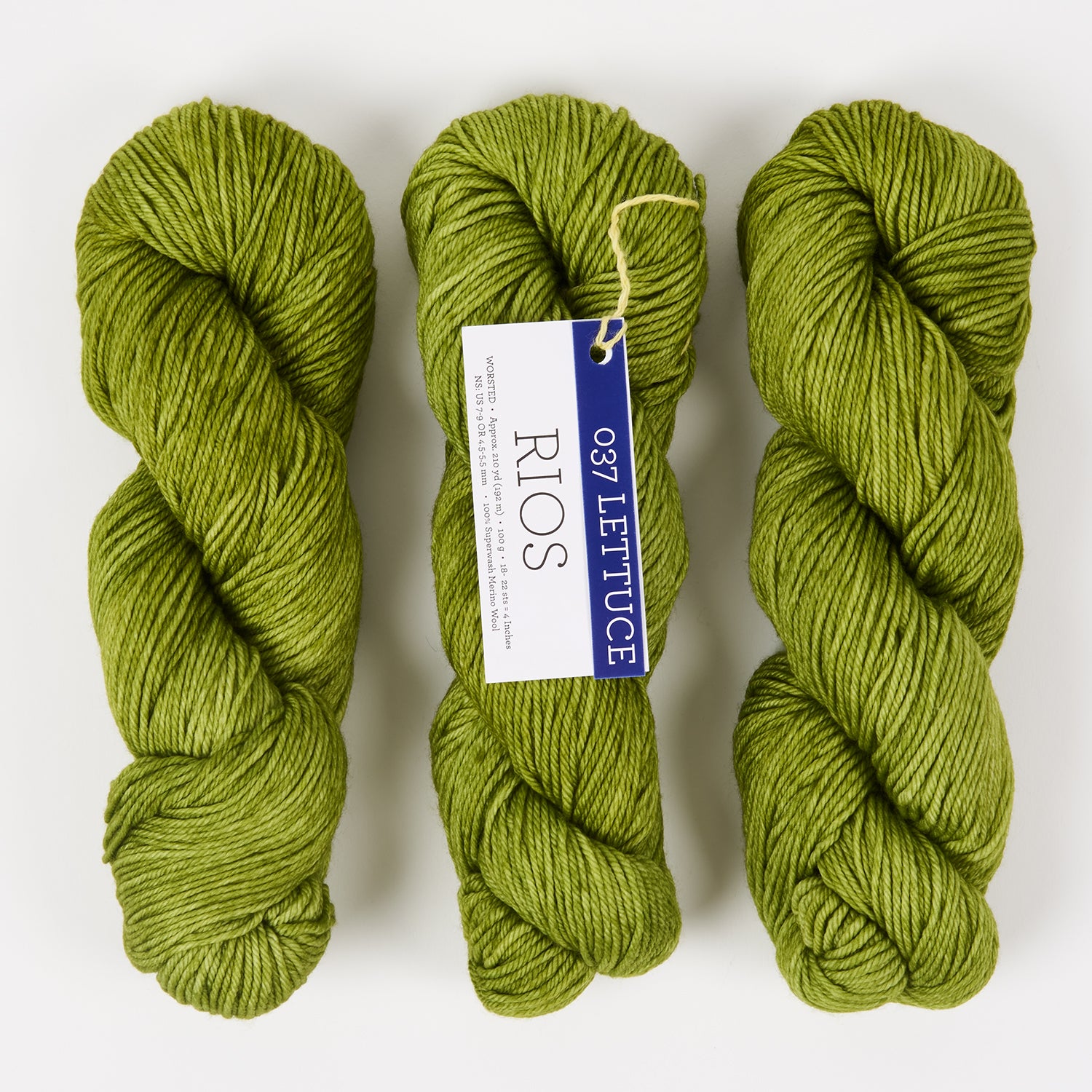 Malabrigo RIOS - LETTUCE Merino wool Worsted green Yarn