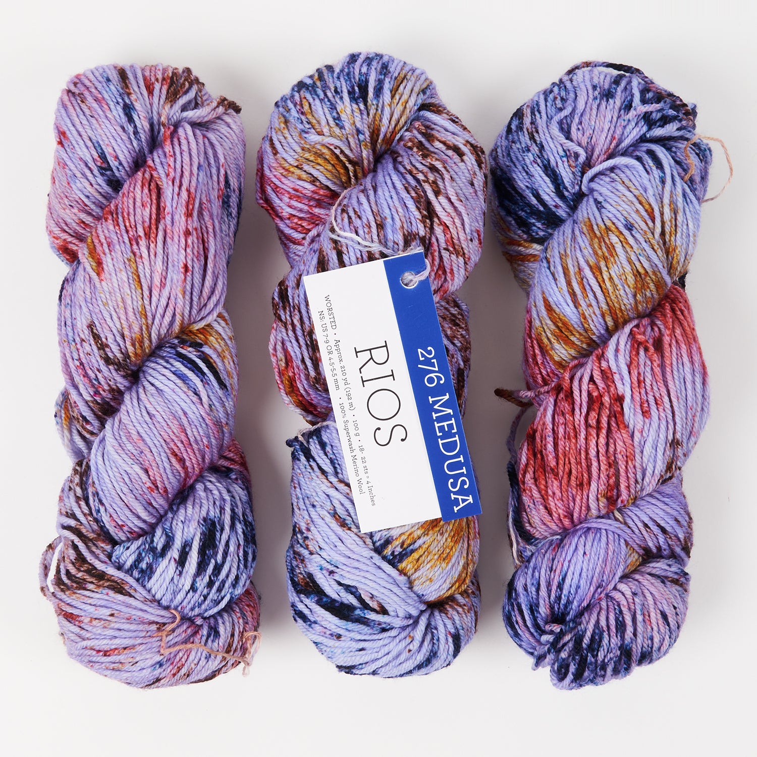 Malabrigo RIOS - MEDUSA Merino wool Worsted purple Yarn
