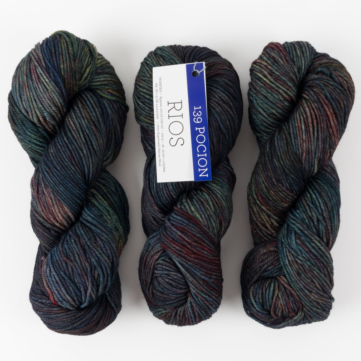 Malabrigo RIOS - POCIÓN Merino wool Worsted multicolour Yarn