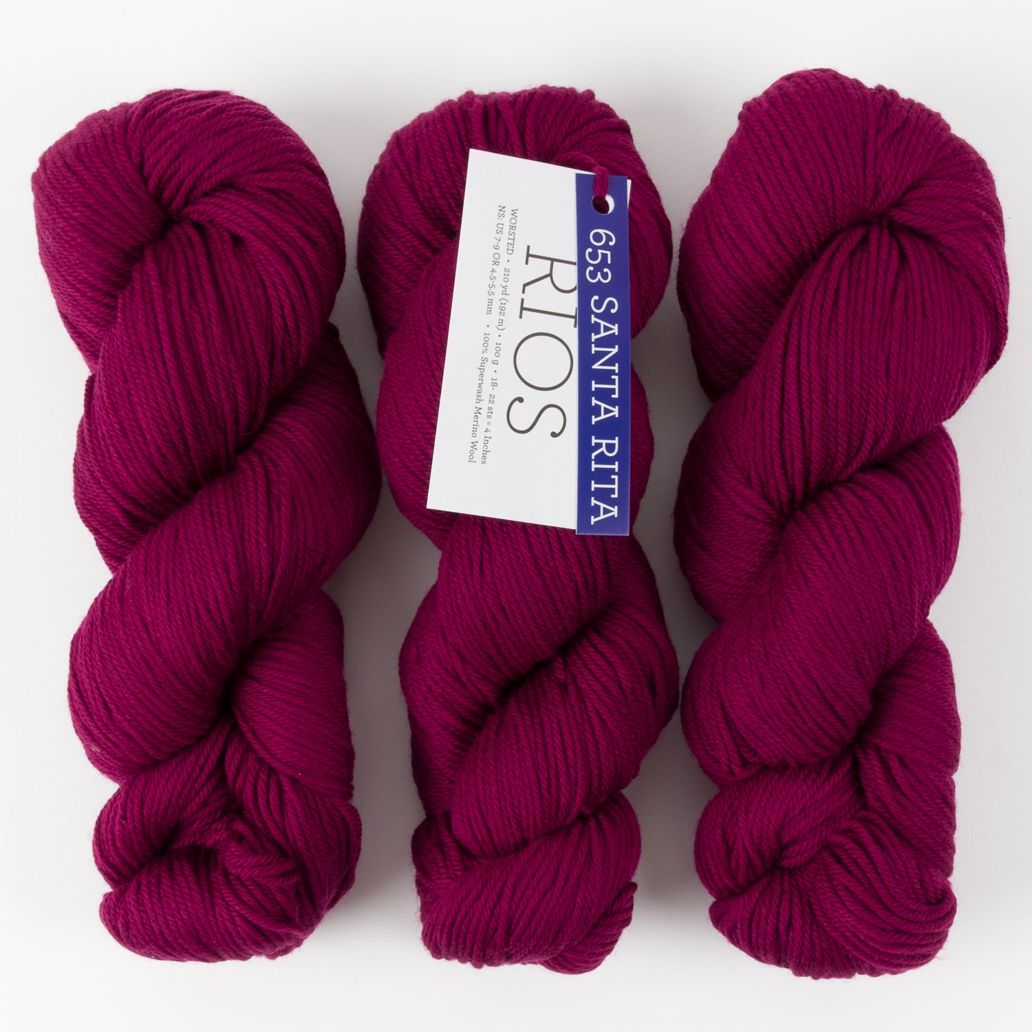 Malabrigo RIOS - SANTA RITA Merino wool Worsted purple Yarn