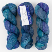 Malabrigo MALABRIGO SOCK - AZULES Merino wool Light Fingering blue Yarn