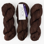Malabrigo MALABRIGO SOCK - CHOCOLATE AMARGO Merino wool Light Fingering brown Yarn