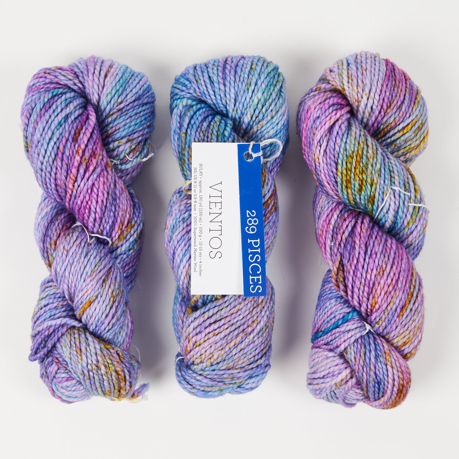 Malabrigo VIENTOS - PISCES Merino wool Chunky multicolour purple Yarn