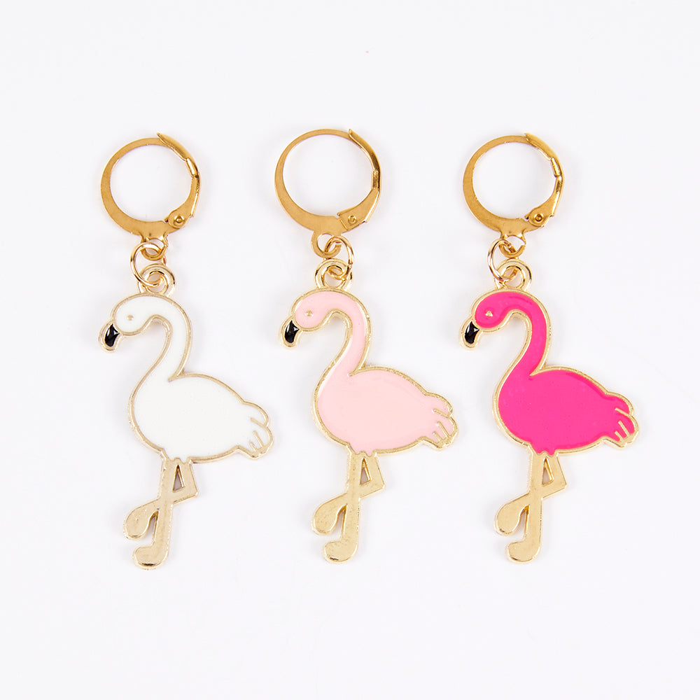 Removable Marker Rings - Flamingos
