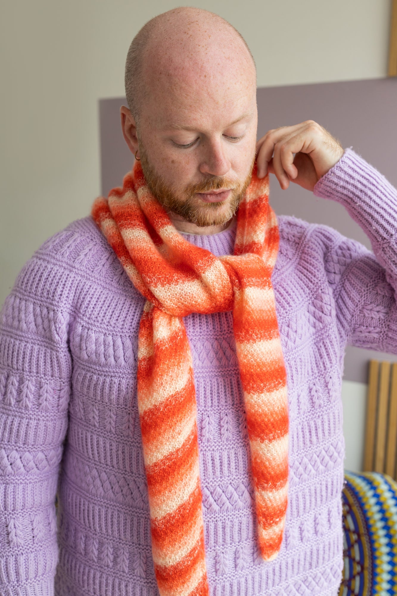 MELTING MARL KERCHIEF PATTERN