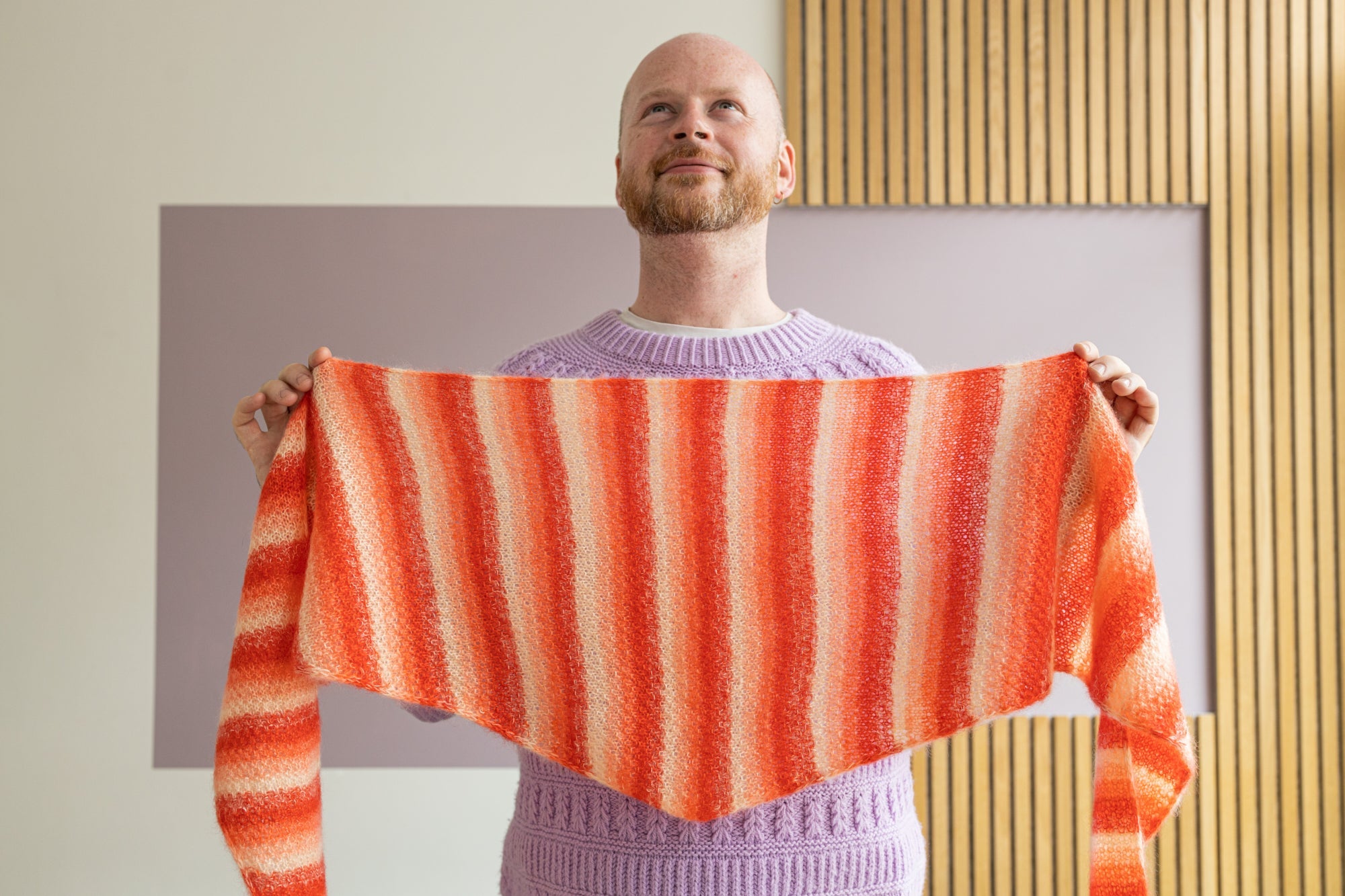 MELTING MARL KERCHIEF PATTERN