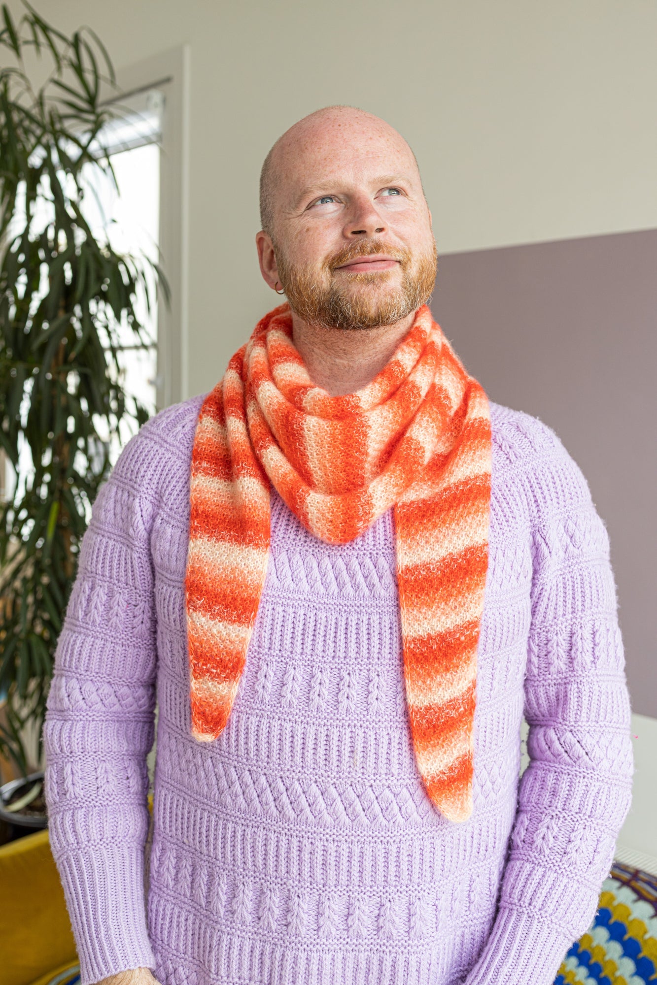 MELTING MARL KERCHIEF PATTERN