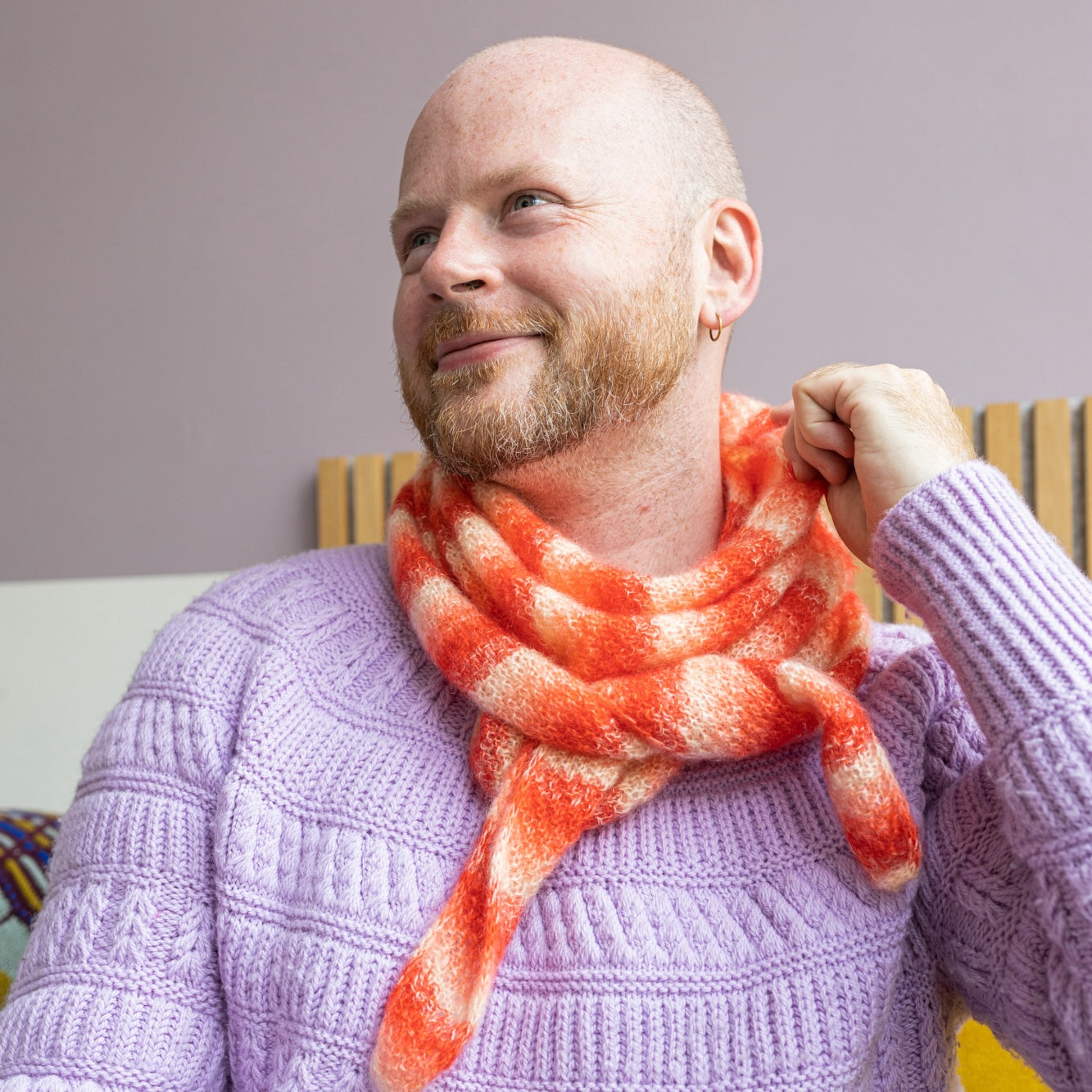 Westknits Patterns MELTING MARL KERCHIEF PATTERN Westknits Pattern