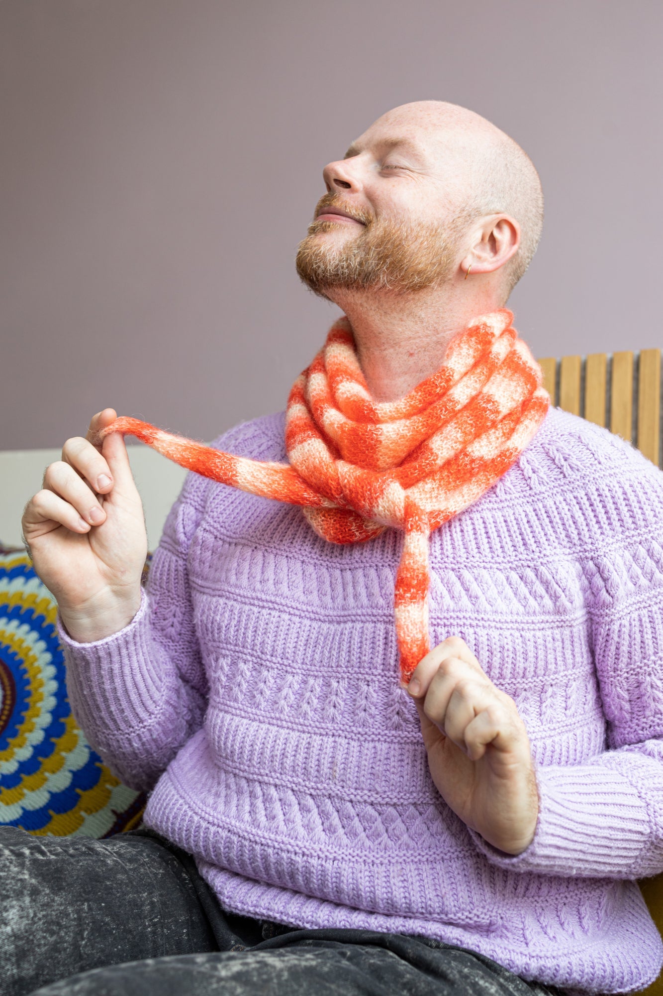 MELTING MARL KERCHIEF PATTERN