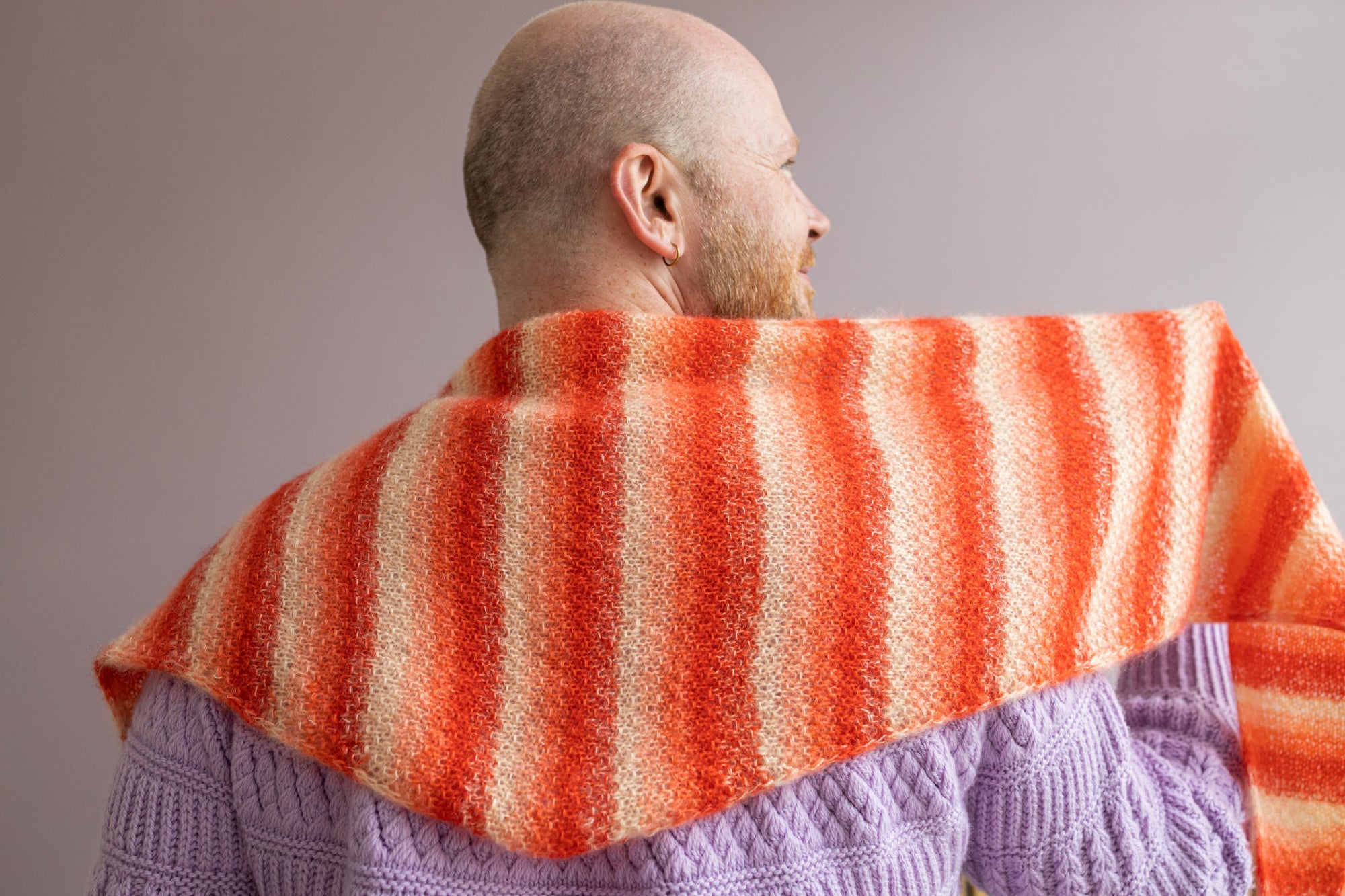 MELTING MARL KERCHIEF PATTERN