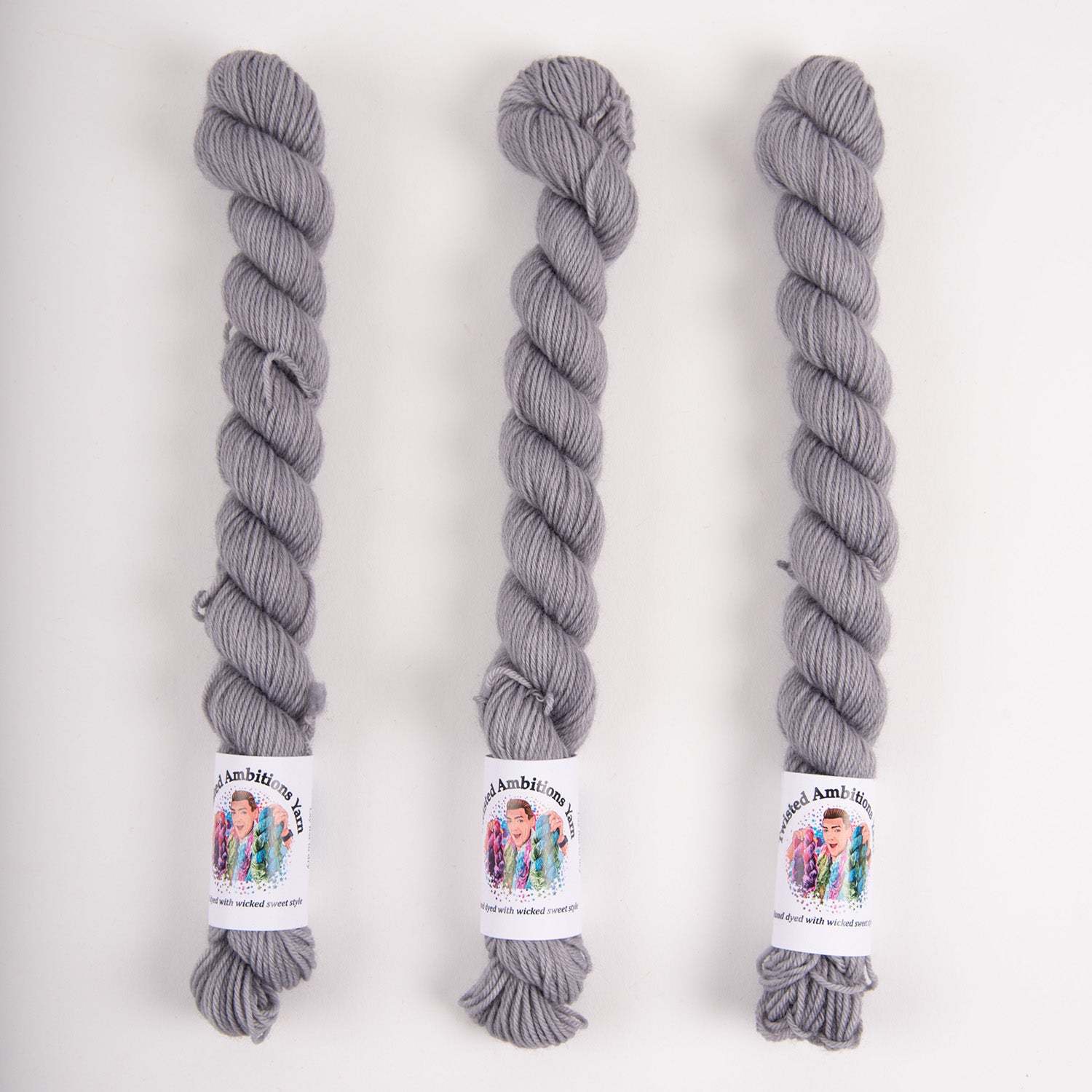 Twisted Ambitions SWEET SOCK MINI - METAL grey Yarn