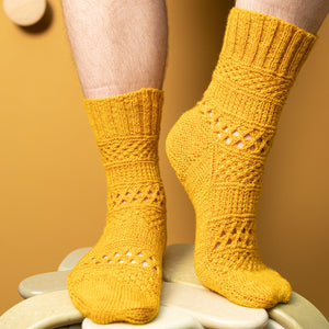 Westknits WESTKNITS SAMPLE - MINGLING DAISIES SOCKS Samples