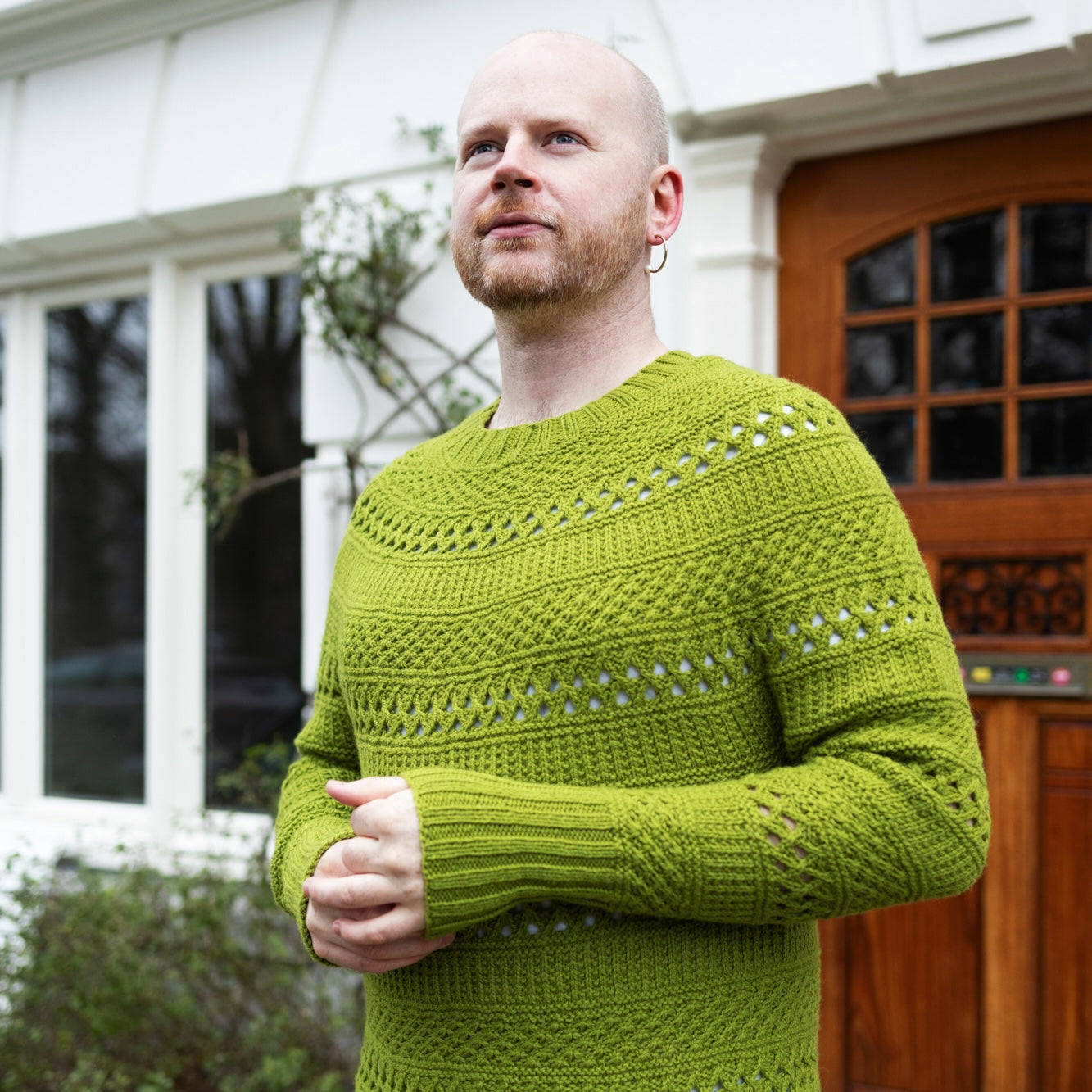 Westknits Patterns MINGLING DAISIES SWEATER PATTERN Westknits Pattern