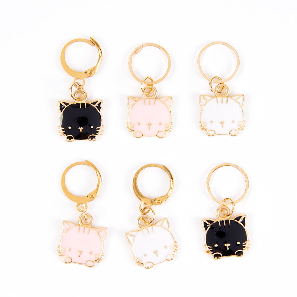 Mix Closed & Removable Marker Rings - Little Cats #5