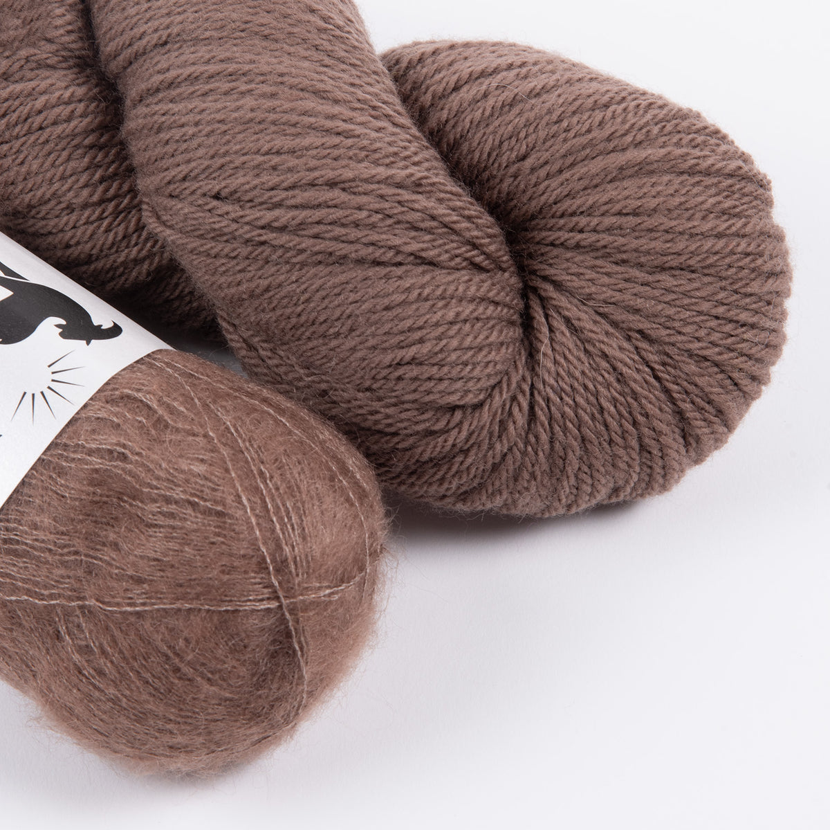 WESTKNITS KIT - MOCHA MOHAIR MATCH FOUR DK