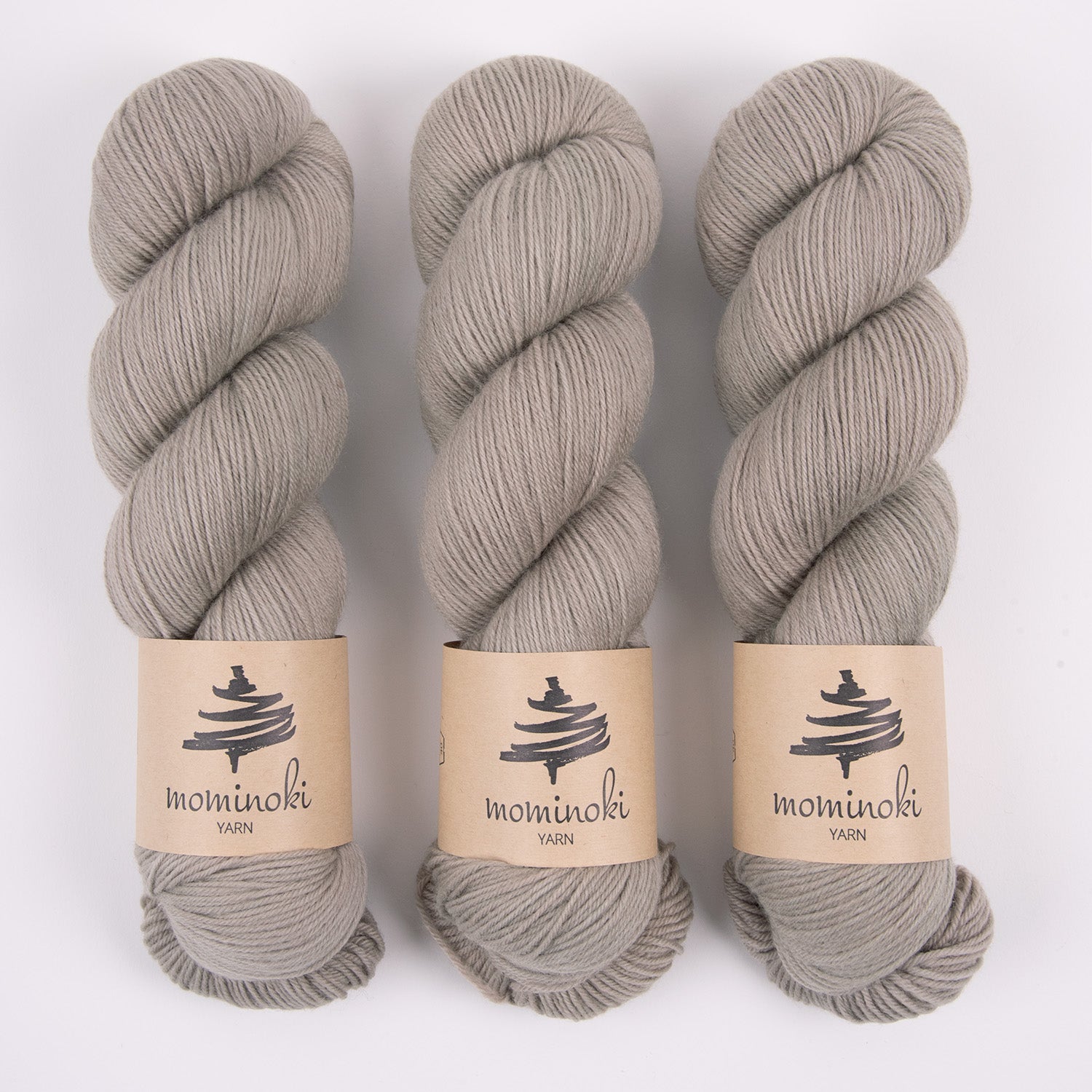 Mominoki Yarn SOCK FINE 4PLY - MOCHA Polyamide Merino wool Fingering beige Yarn