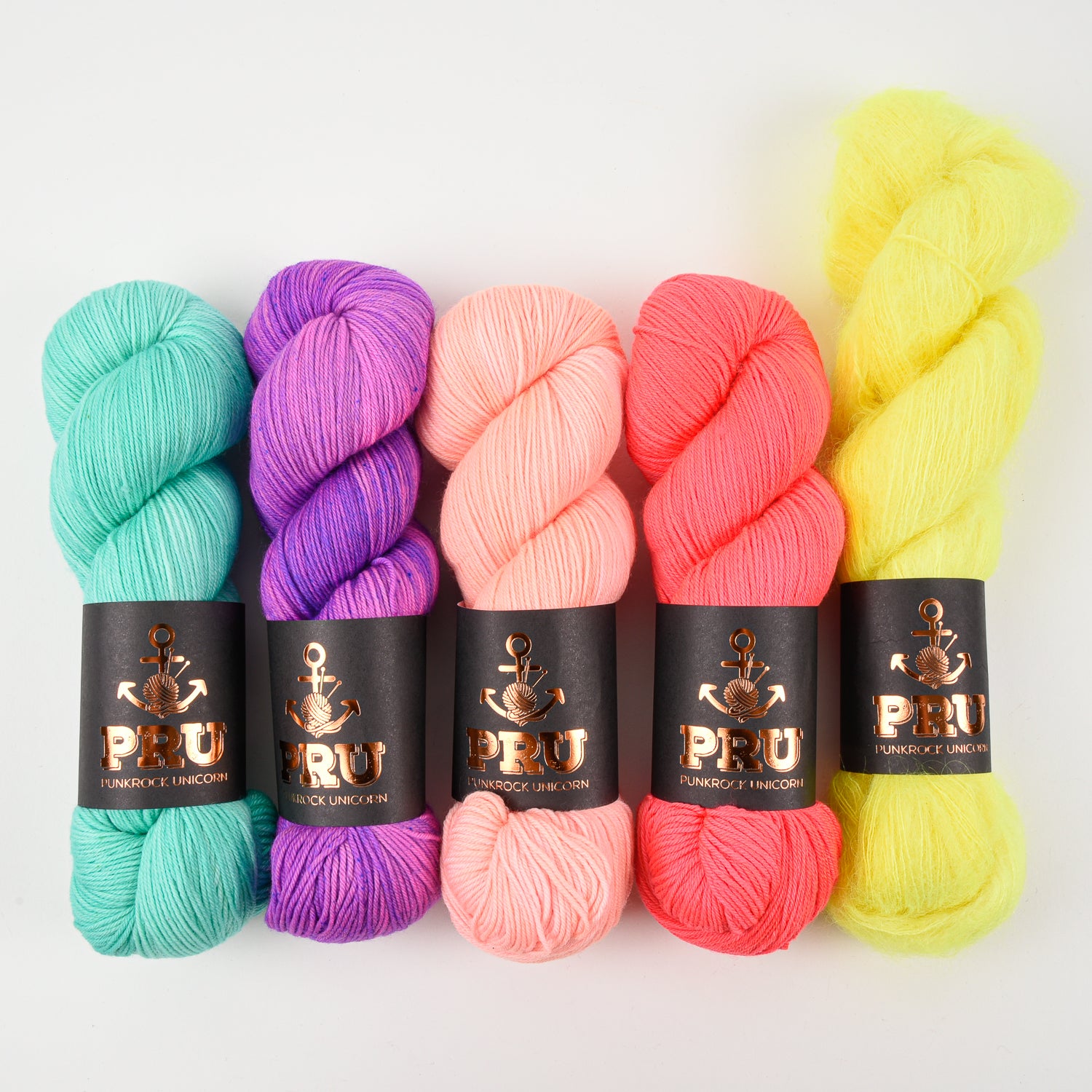 Punk Rock Unicorn A BIT OF SUNSHINE Merino wool Nylon Kid Mohair Silk Mixed Weight Quick Kits