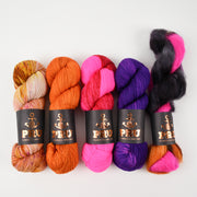 Punk Rock Unicorn DAHLIA JELLY Merino wool Nylon Kid Mohair Silk Mixed Weight Quick Kits