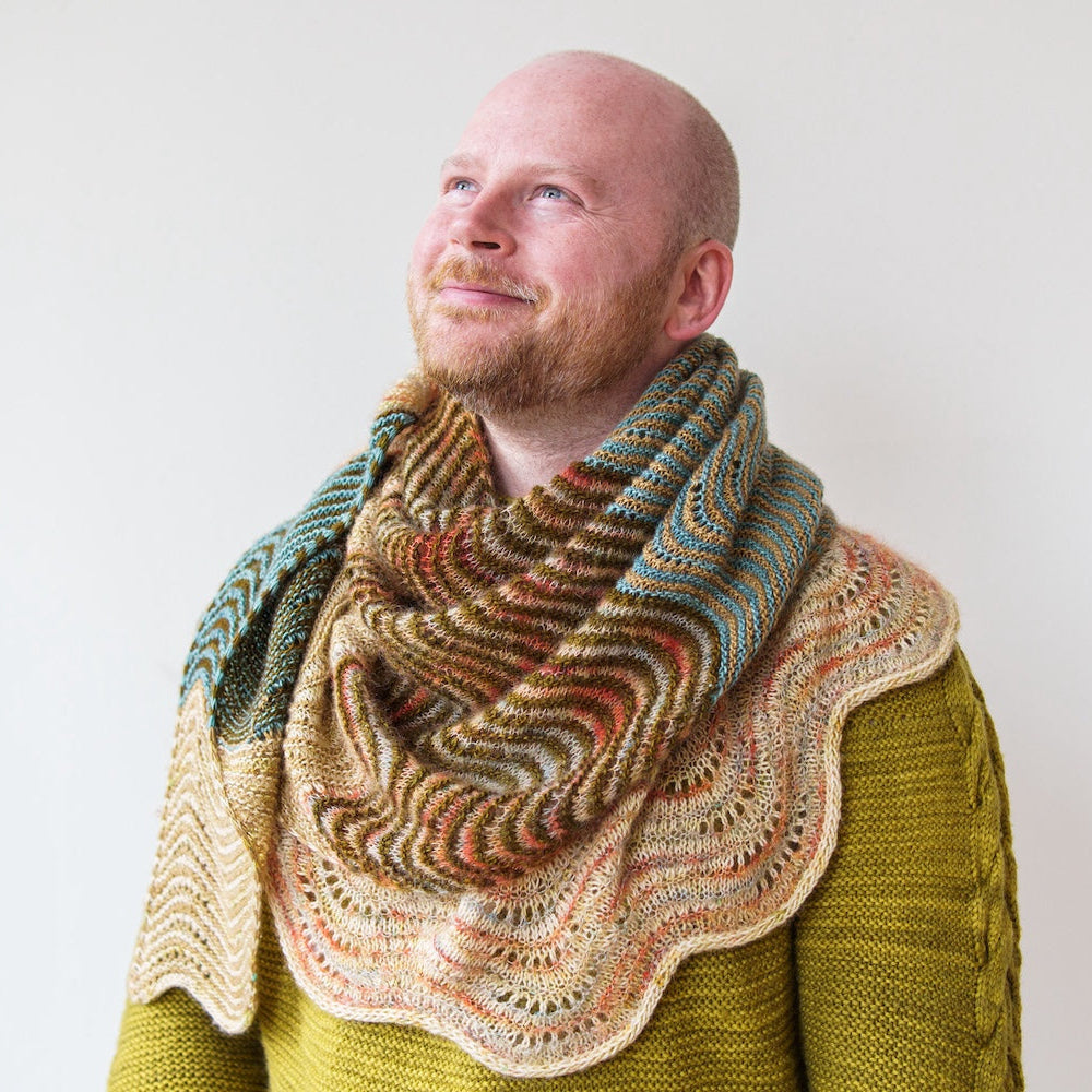 Mohair Spice Shawl