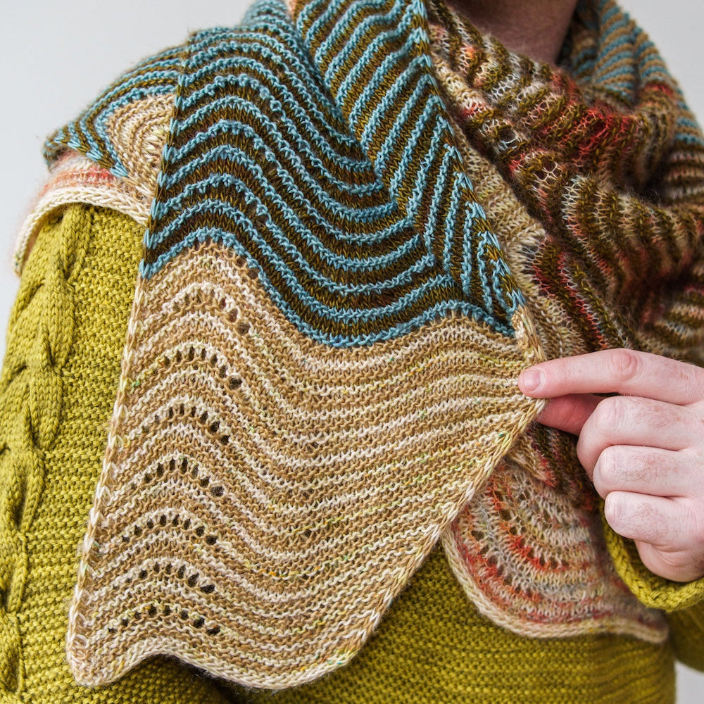 Mohair Spice Shawl