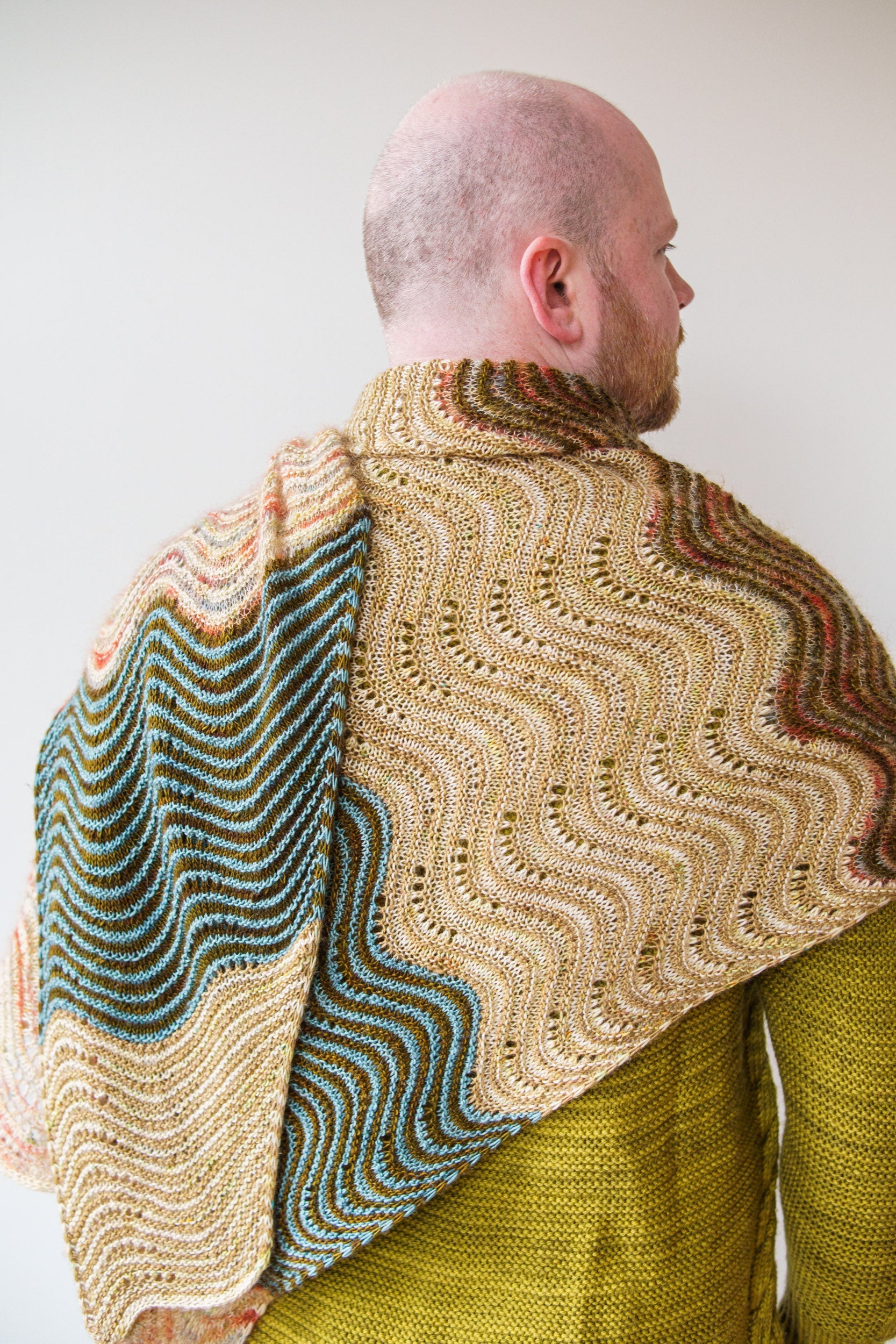 MOHAIR SPICE SHAWL PATTERN
