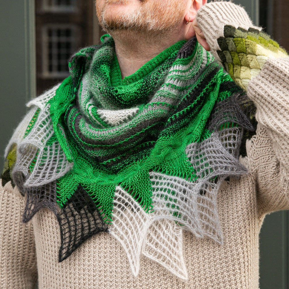 Fabulous Westknits Kits MOHAIR MOBILE SHAWL Fingering Westknits Kits