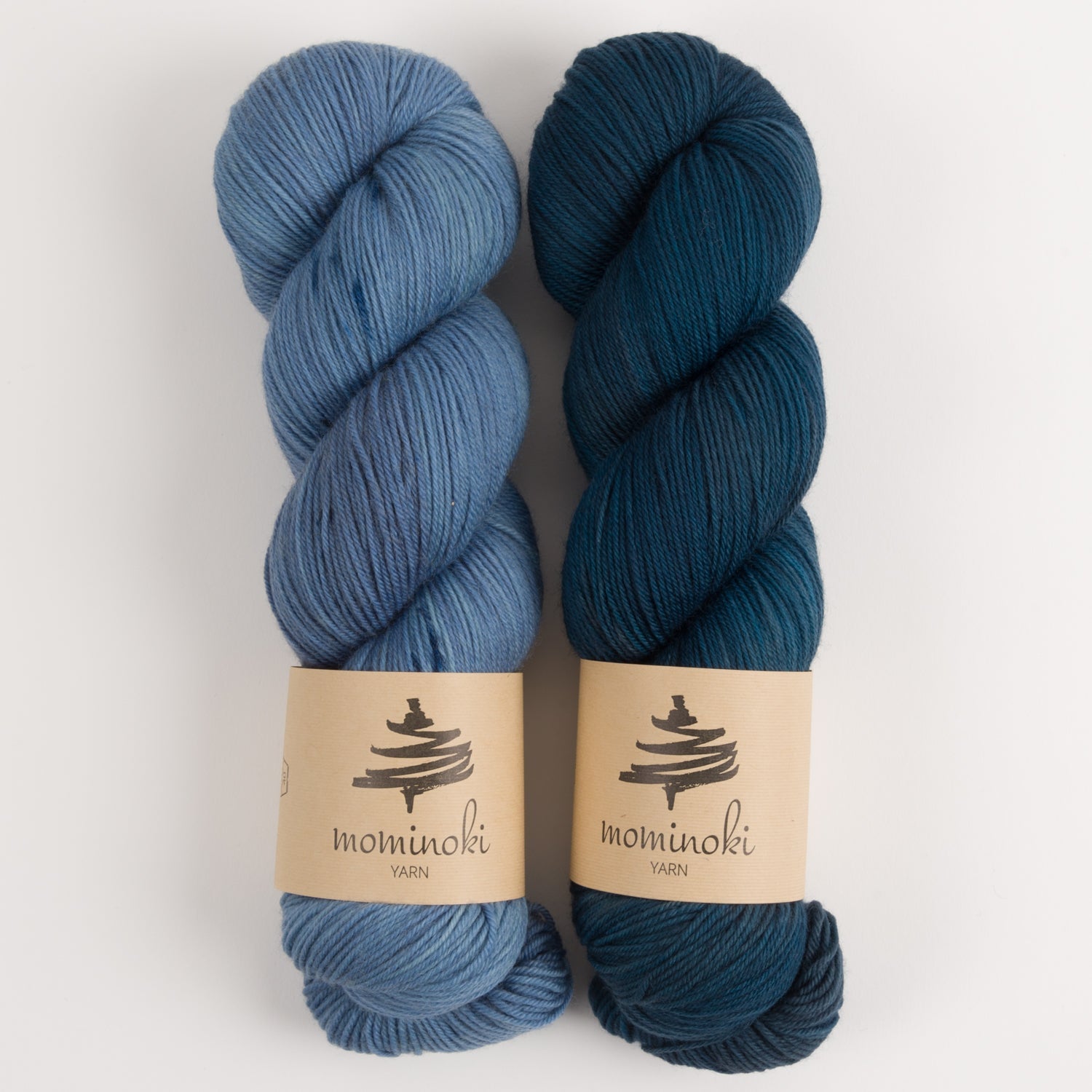 Mominoki Yarn OCEAN BLAST Merino wool Polyamide Fingering Quick Kits
