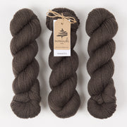 Mominoki Yarn FINNWOOL - TEAK Wool Fingering brown Yarn