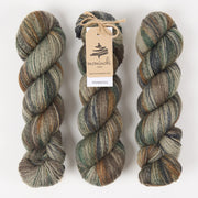 Mominoki Yarn FINNWOOL - TUNTURI Wool Fingering beige green multicolour Yarn