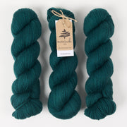 Mominoki Yarn FINNWOOL - EVERGREEN Wool Fingering green Yarn