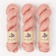 Mominoki Yarn RAMIE SILK - CHAI Wool Ramie Silk Fingering pink Yarn