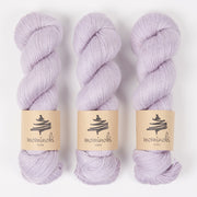 Mominoki Yarn RAMIE SILK - PRINCESS LILAC Wool Ramie Silk Fingering purple Yarn