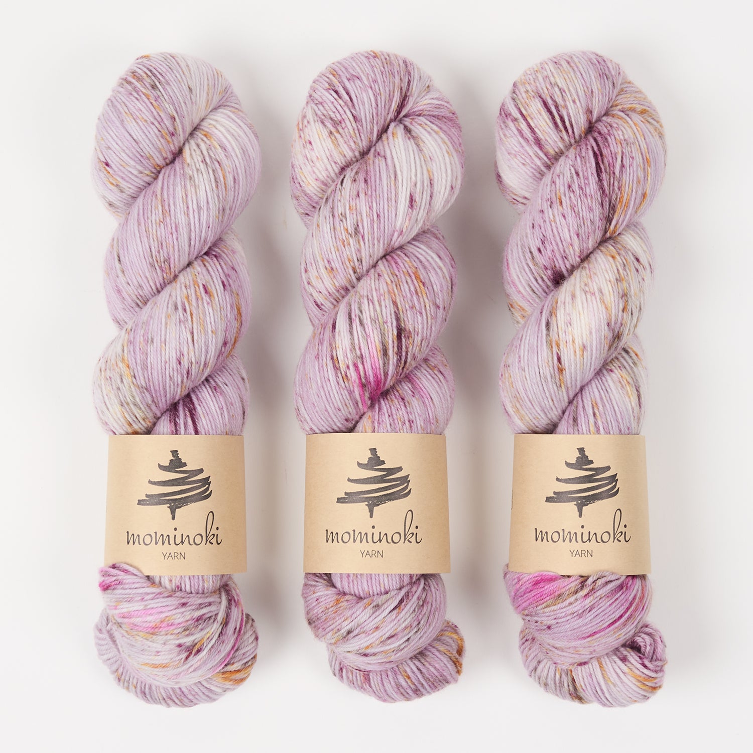 Mominoki Yarn SOCK FINE 4PLY - CROCUS Polyamide Merino wool Fingering pink Yarn