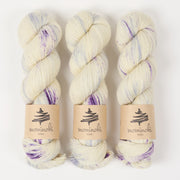Mominoki Yarn SOCK FINE 4PLY - DAWN PURPLE Polyamide Merino wool Fingering beige Yarn