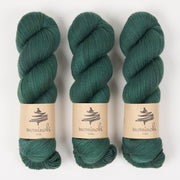 Mominoki Yarn SOCK FINE 4PLY - FIR TREE Polyamide Merino wool Fingering green Yarn