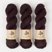 Mominoki Yarn SOCK FINE 4PLY - MAHOGANY Polyamide Merino wool Fingering brown Yarn