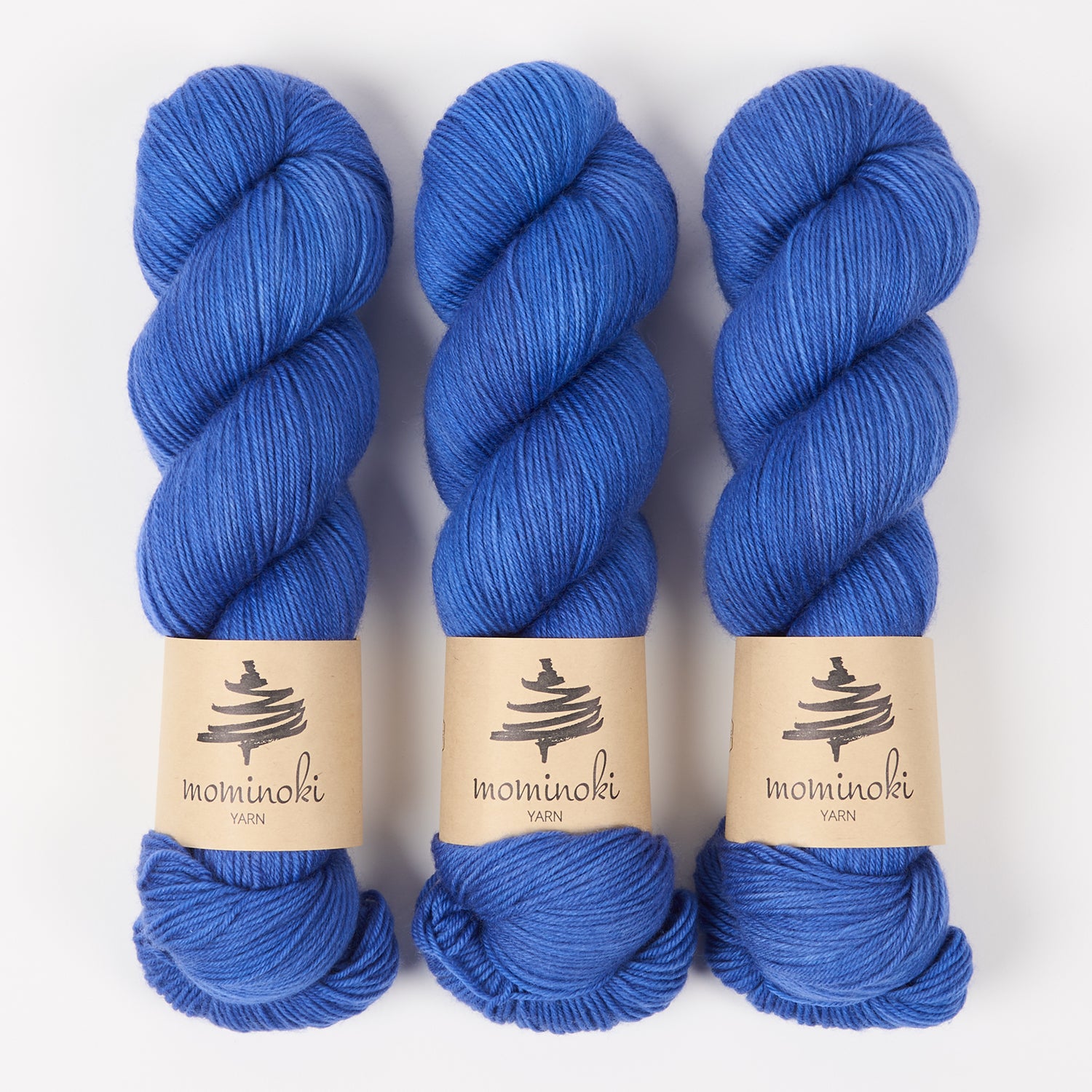 Mominoki Yarn SOCK FINE 4PLY - ULTRAMARINE Polyamide Merino wool Fingering blue Yarn