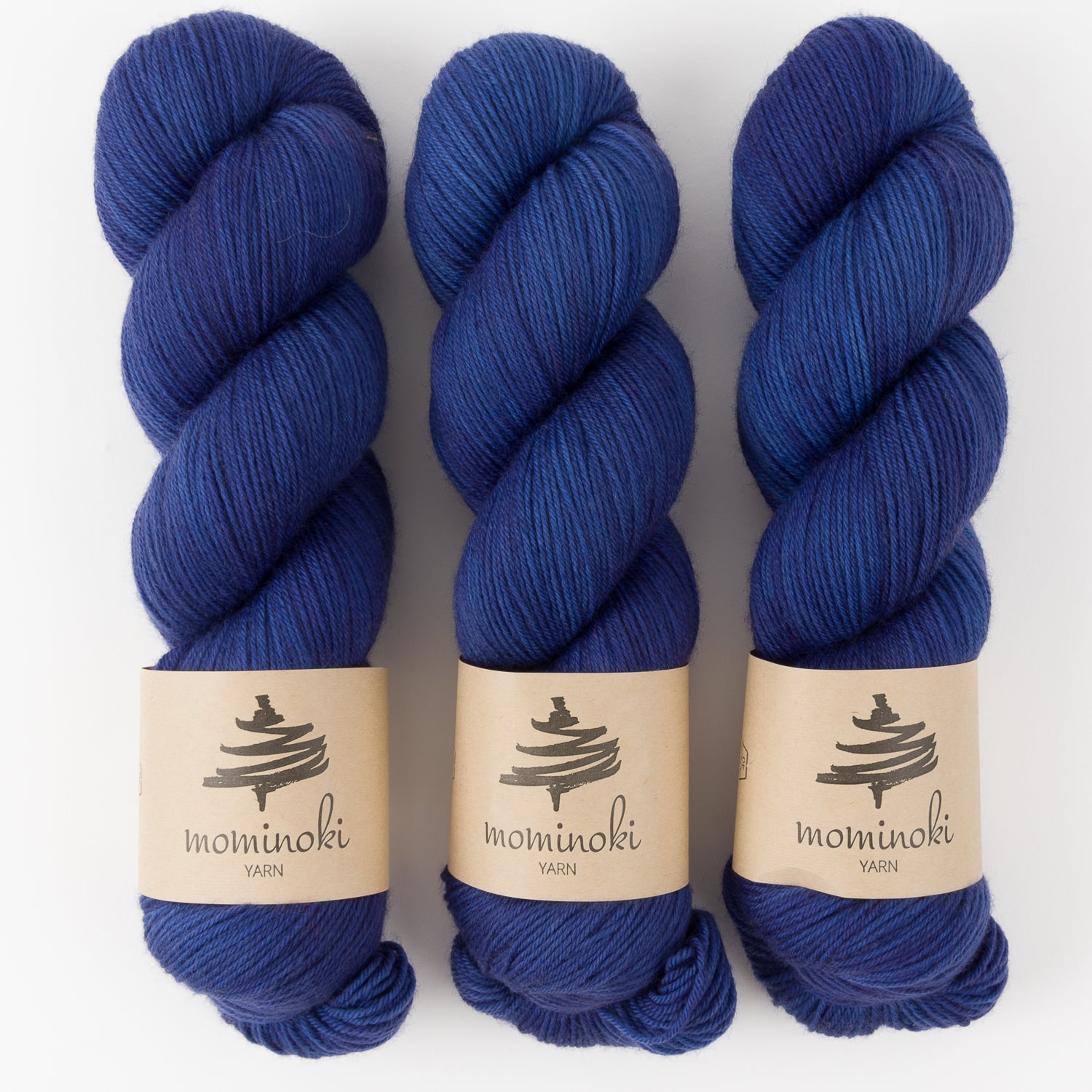 Mominoki Yarn SOCK FINE 4PLY - UNIVERSE BLUE Polyamide Merino wool Fingering blue Yarn