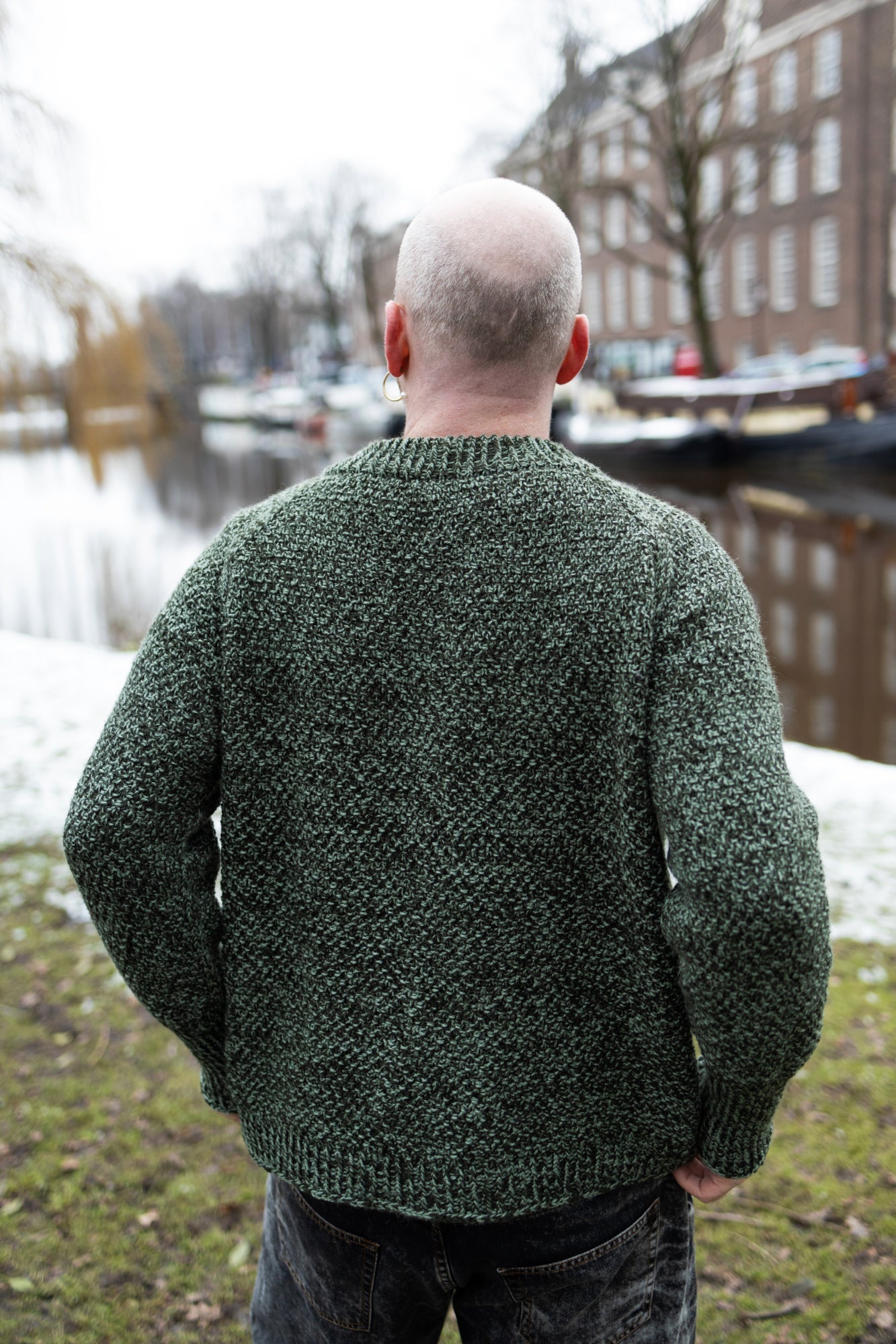 MOSSY MARLED RAGLAN PATTERN