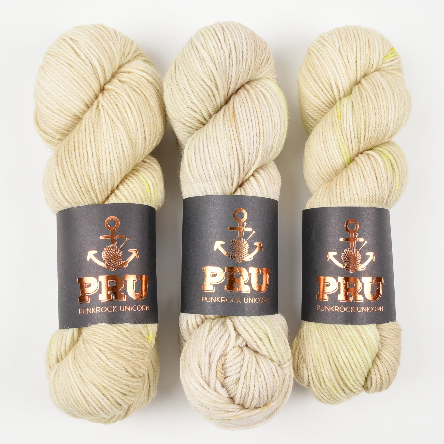 Punk Rock Unicorn SOUL DK - NEON OATS Merino wool Nylon DK Sock beige Yarn