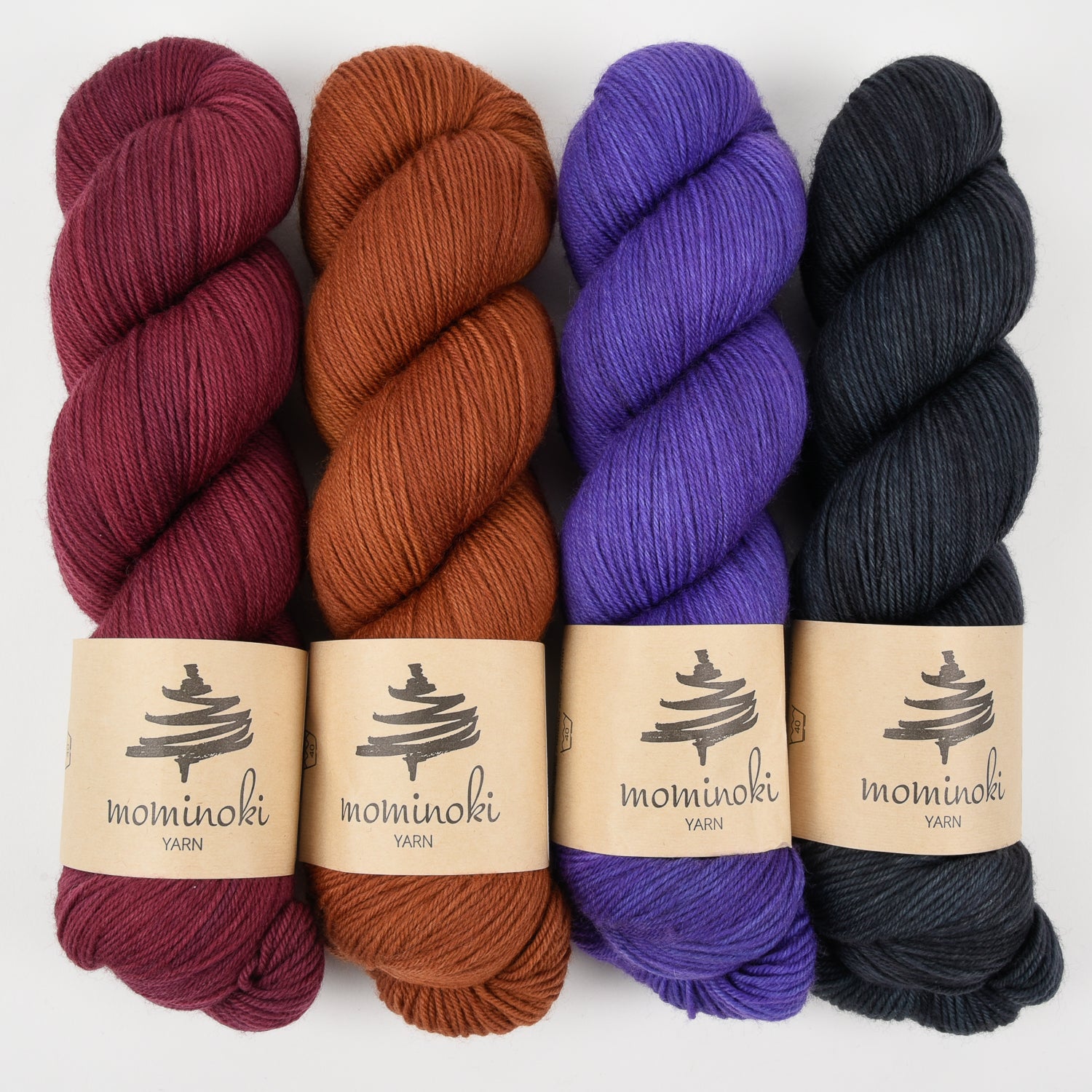 Mominoki Yarn NEW BRICK Merino wool Polyamide Fingering Quick Kits