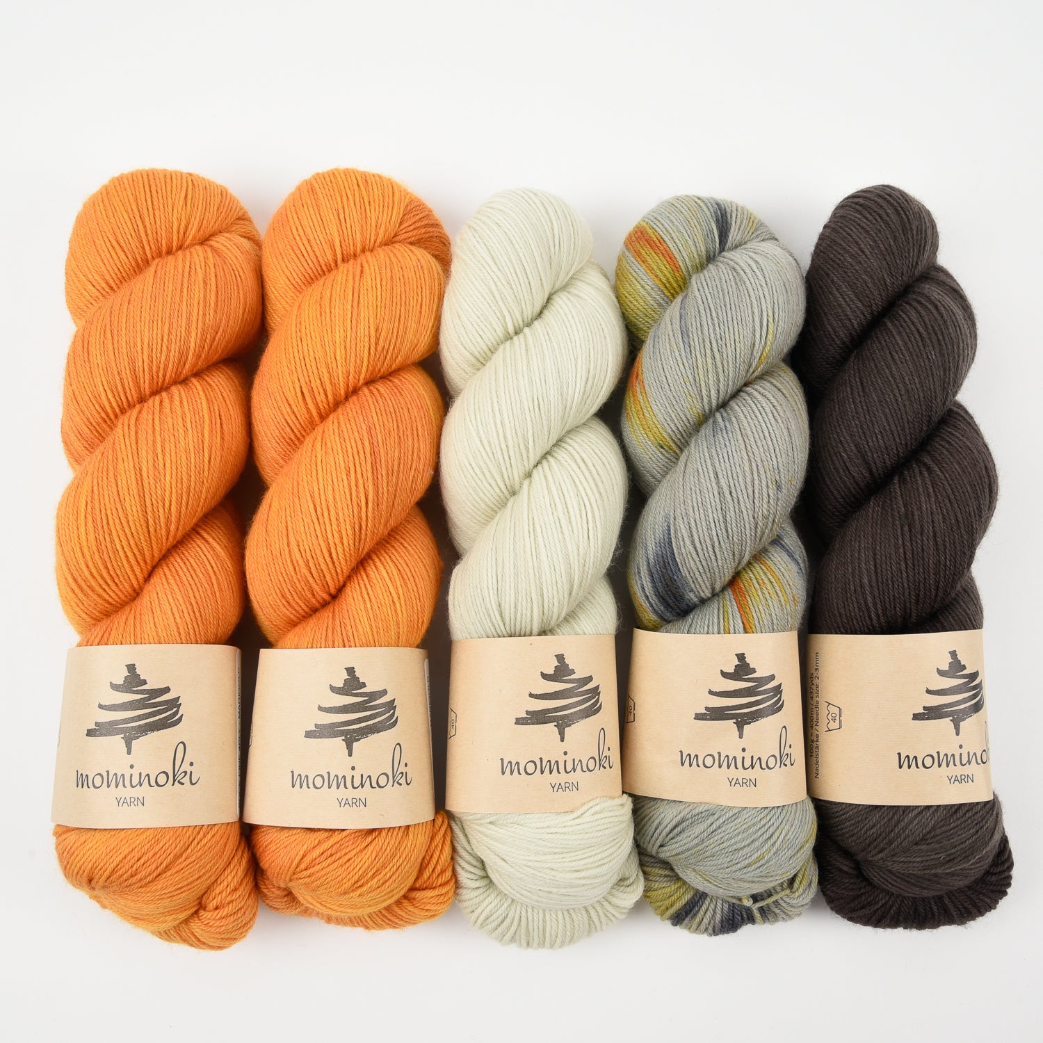 Mominoki Yarn NIGHT OF THE MARIGOLDS Merino wool Polyamide Fingering Quick Kits
