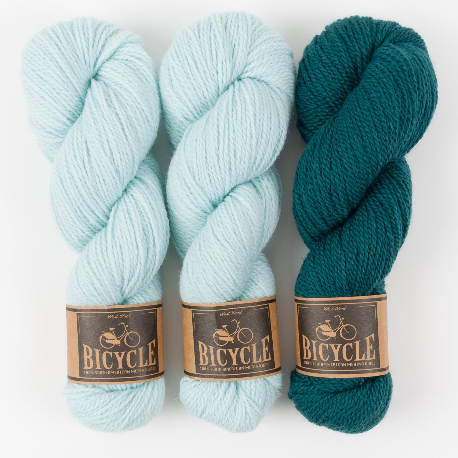 West Wool NORSE GLASS Merino wool Fingering Quick Kits