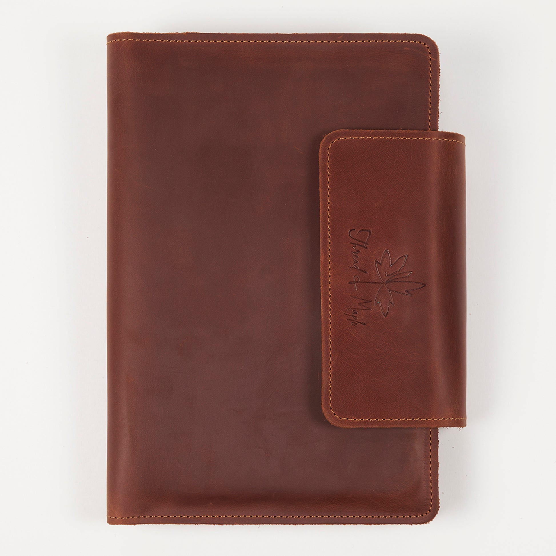 Thread & Maple NOTIONS CLUTCH - WHISKEY FOLDING NOTIONS ORGANISER brown Notions Pouches